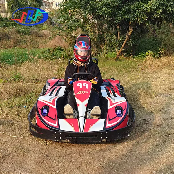 Elektrická go-karta se čtyřmi brzdami